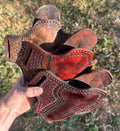 Handmade Leather 1911 Holster (Kimber, Colt, Springfield) – Tooled Leather view 11