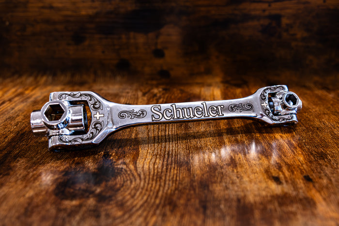 Custom Engraved Dog Bone Wrench